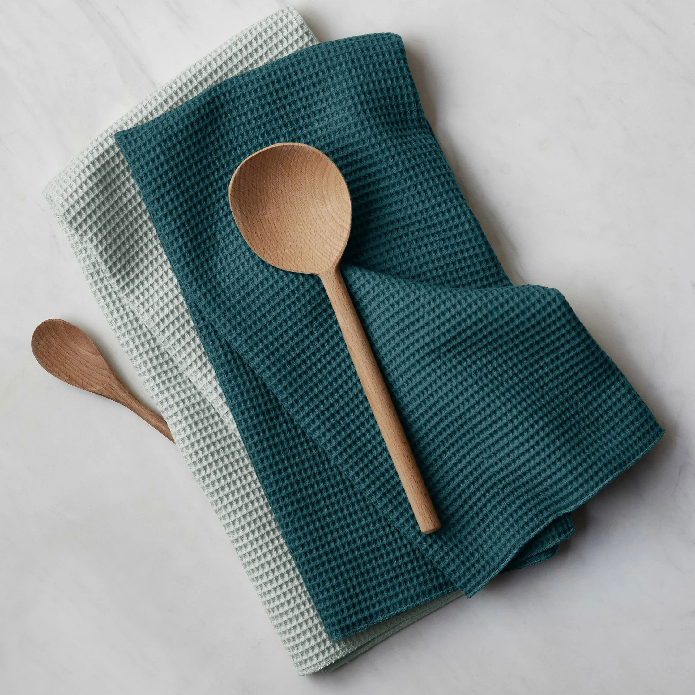 Essential Waffle Kitchen Towels, Set of 2