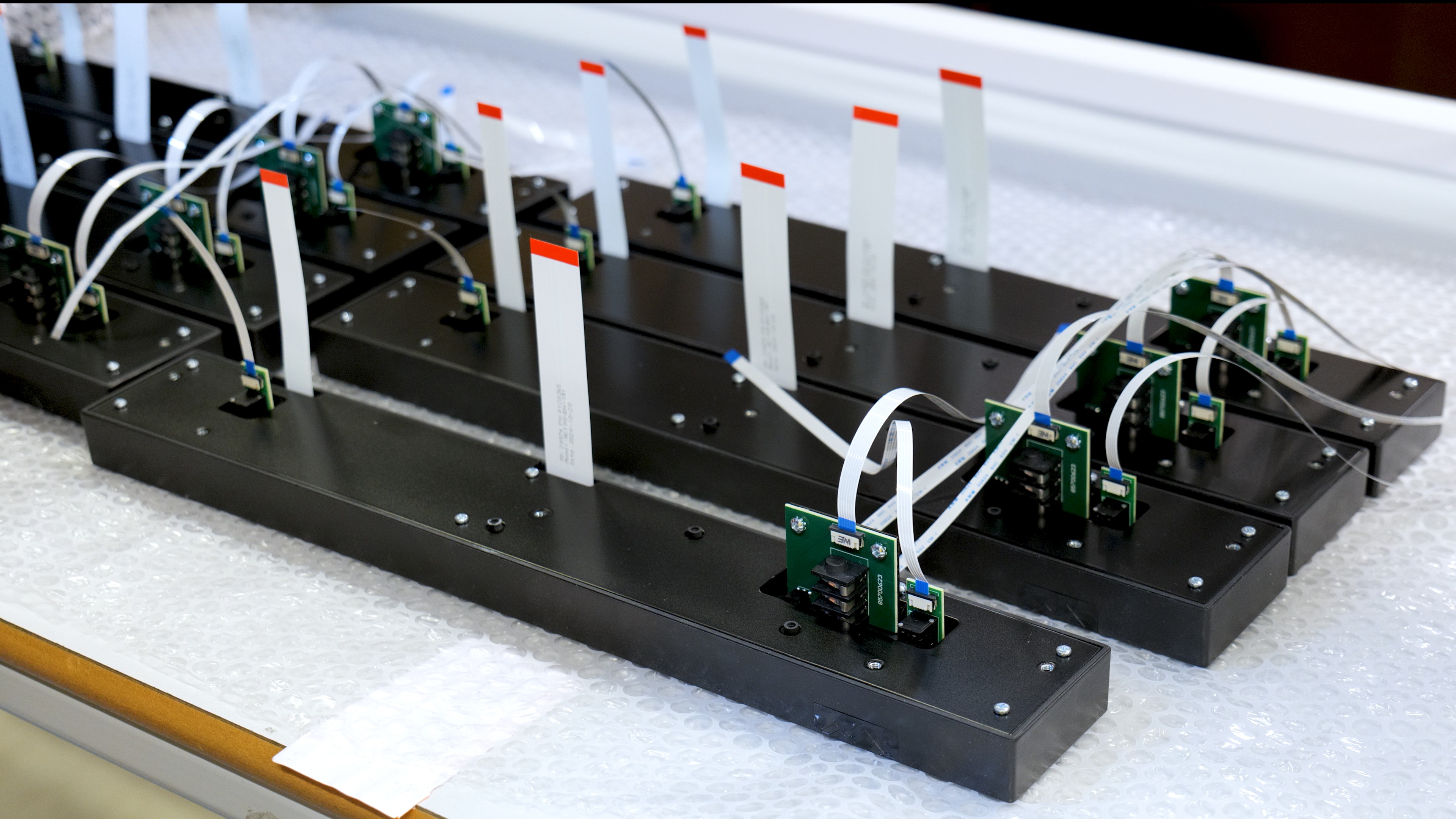 the inside of Fell Audio's amps being created.