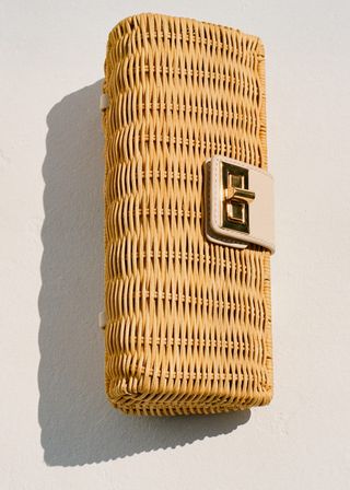 Rattan Clutch Bag - Women