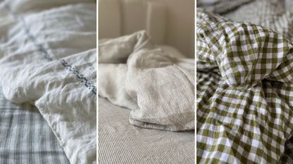 Three of the best bedding sets - from rowen and wren, secret linen store, and piglet in bed.