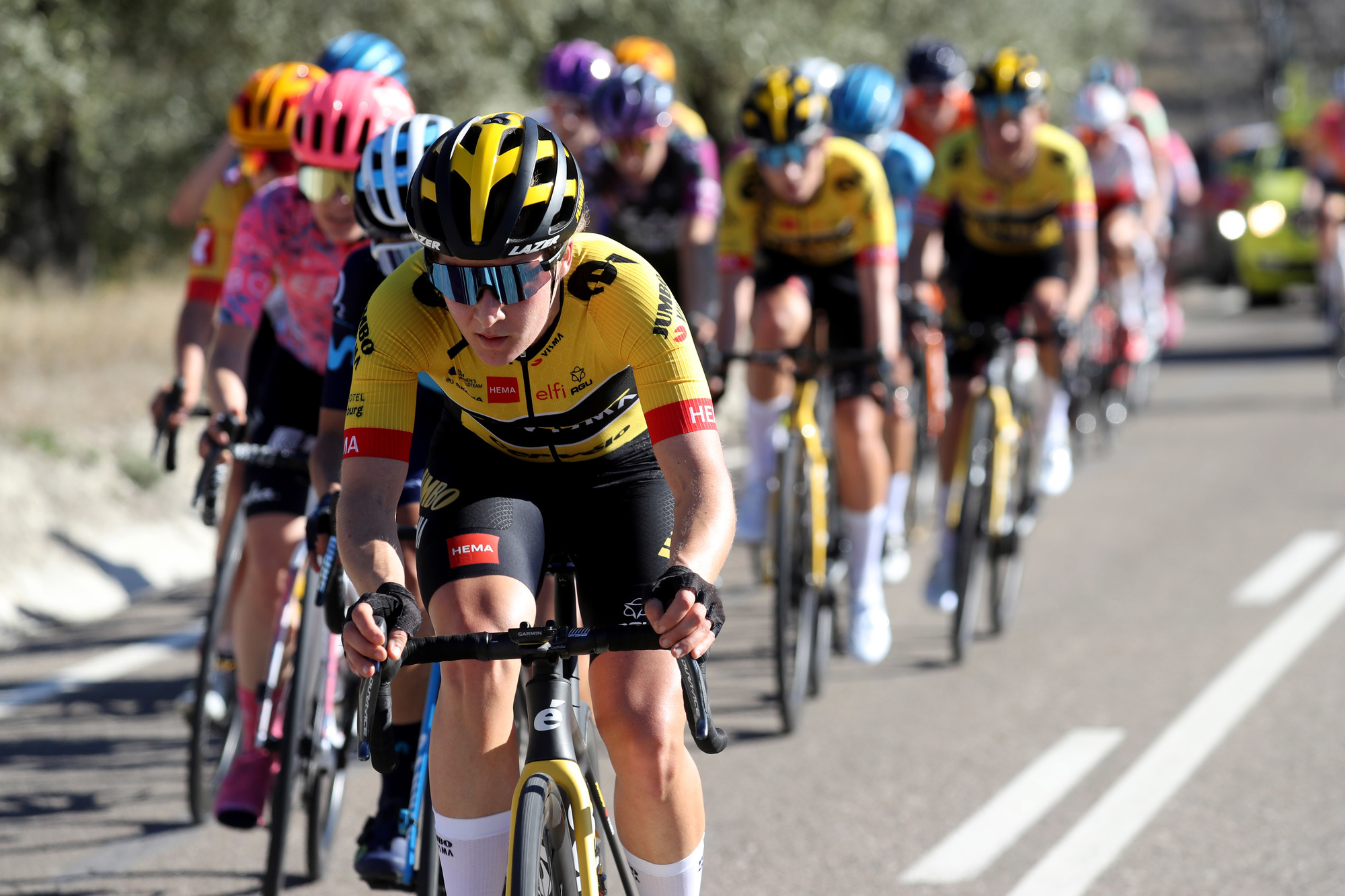 Volta Comunitat Valenciana Femines 2022 6th Edition 2nd stage Altea Cocentaina 117 km 18022022 Team Jumbo Visma photo GomezSprintCyclingAgency2022