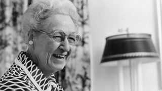 Close-up of Dr. Virginia Apgar smiling.