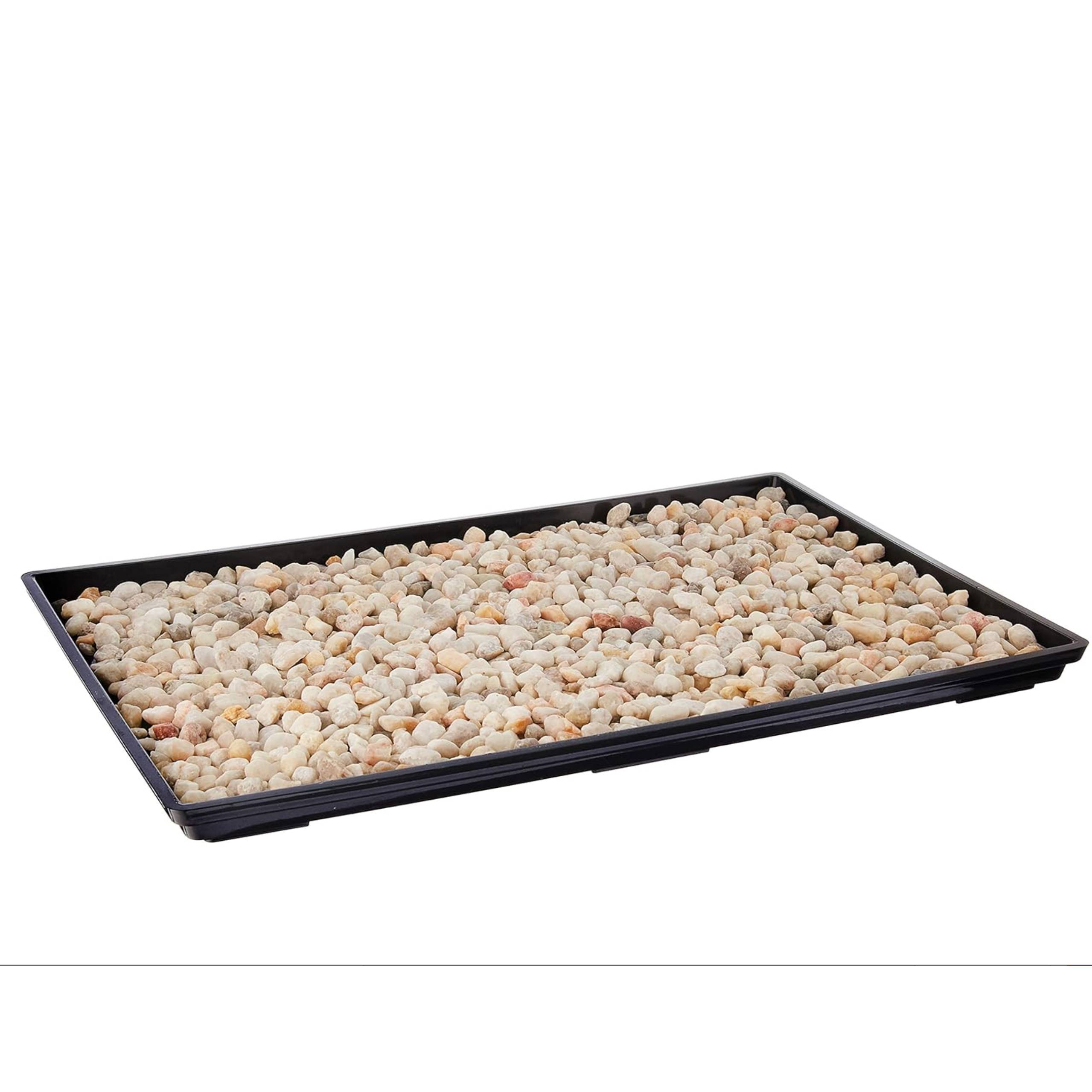 Pebble humidity tray