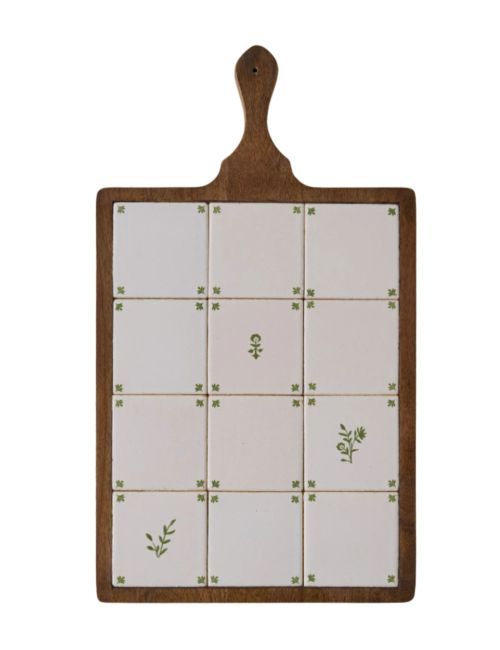 Dutch Printed Ceramic Serving Board