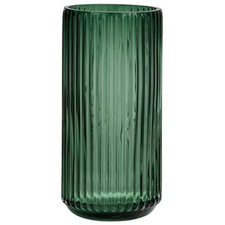 Timefoto Flower Vase 7.5 Inch Green Thickened Glass Vase for Bookshelf,dinner Table,indoor Office Desktop,meeting Room,bathroom,countertop,home Christmas Day Decoration