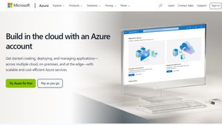 Microsoft Azure SQL Database website screenshot.