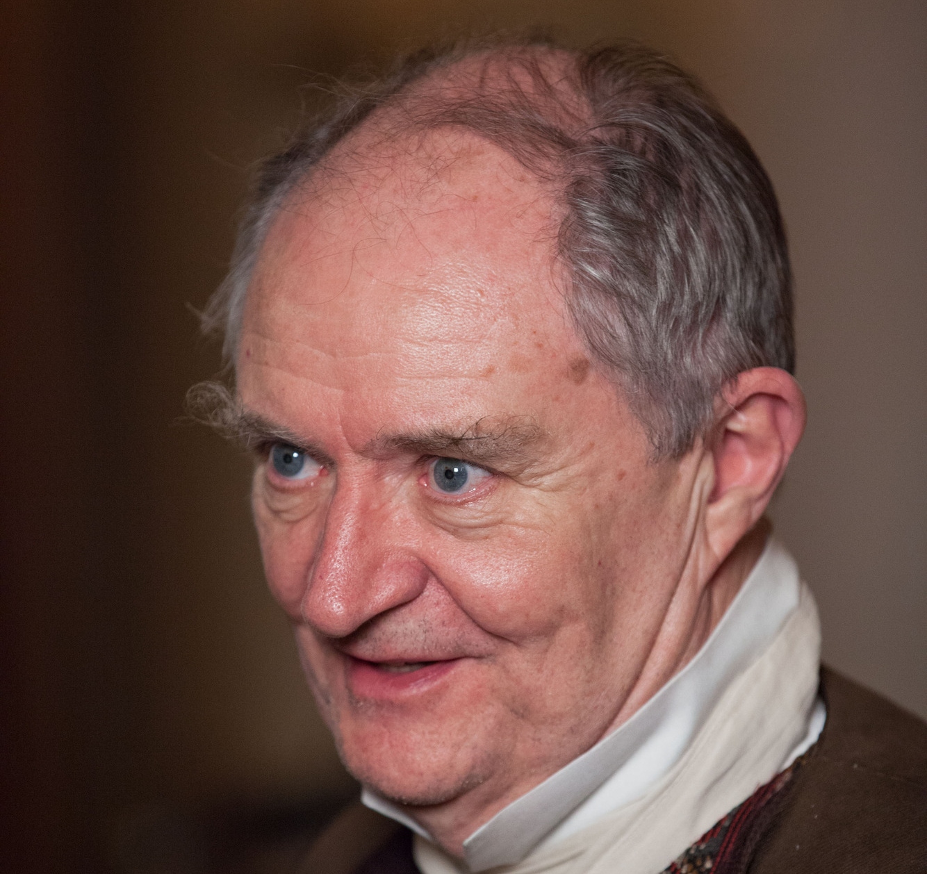 Jim Broadbent as Prince Nikolai Bolkonsky.