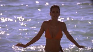 Halle Berry's bikini entrance in Die Another Day.