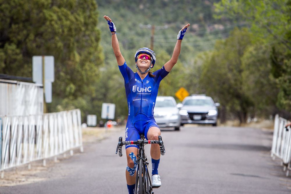 Diana Penuela wins the final stage at the Tour of the Gila