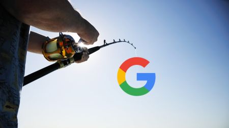An angler using Google as bait.