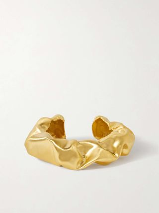 Scrunch Gold Vermeil Cuff