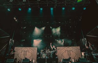 Trivium performing live