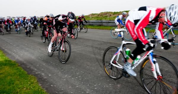 There were plenty of breakaways on the flat course.