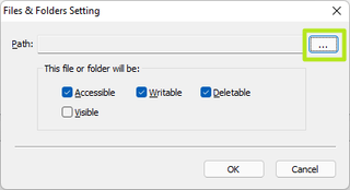 Select File or Folder