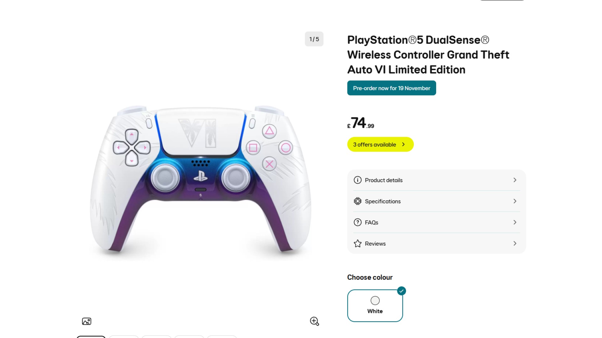 GTA 6 DualSense stock at EE