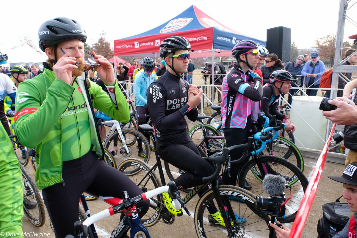 Stephen Hyde (Cannondale) would be racing to keep his USA jersey