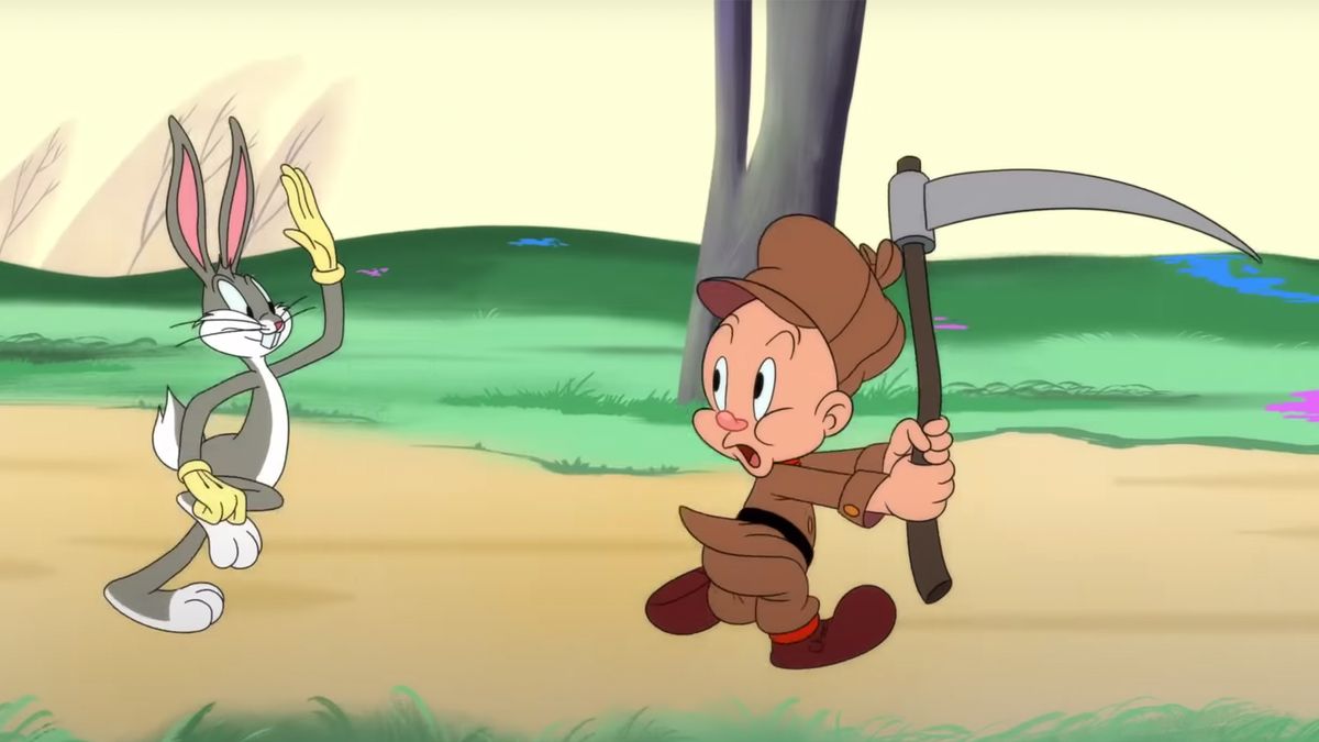 picture of elmer fudd with a gun