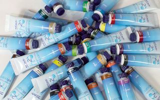 Tubes of Mont Marte H20 Water Mixable Oil Paints