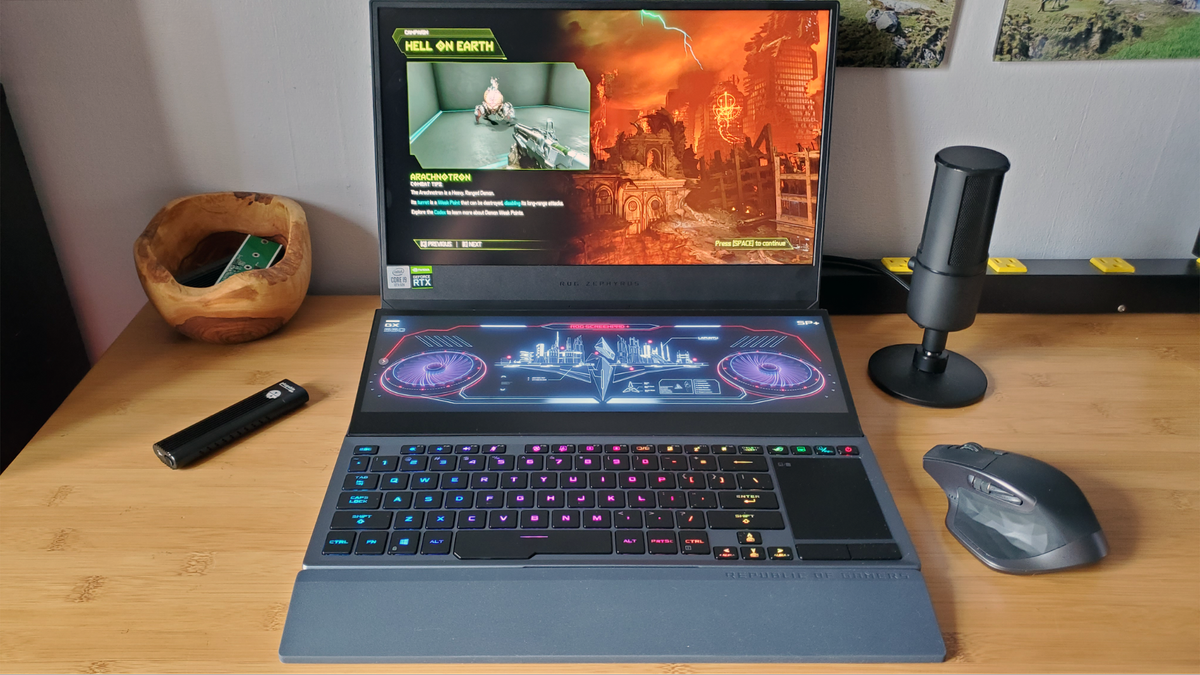 Asus ROG Zephyrus Duo 15 GX550 Review: Two-Screen Cool | Tom's 