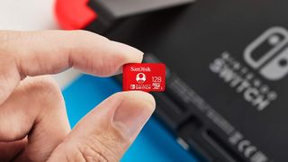 SanDisk MicroSD card for Nintendo Switch
