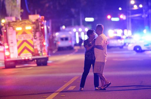 Family members wait for word from police following the Pulse nightclub shooting.