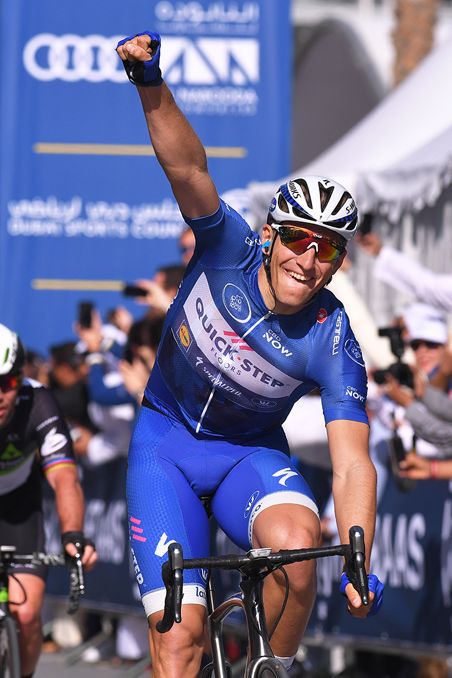 Marcel Kittel (QuickStep Floors) wins the final stage of the 2017 Dubai Tour