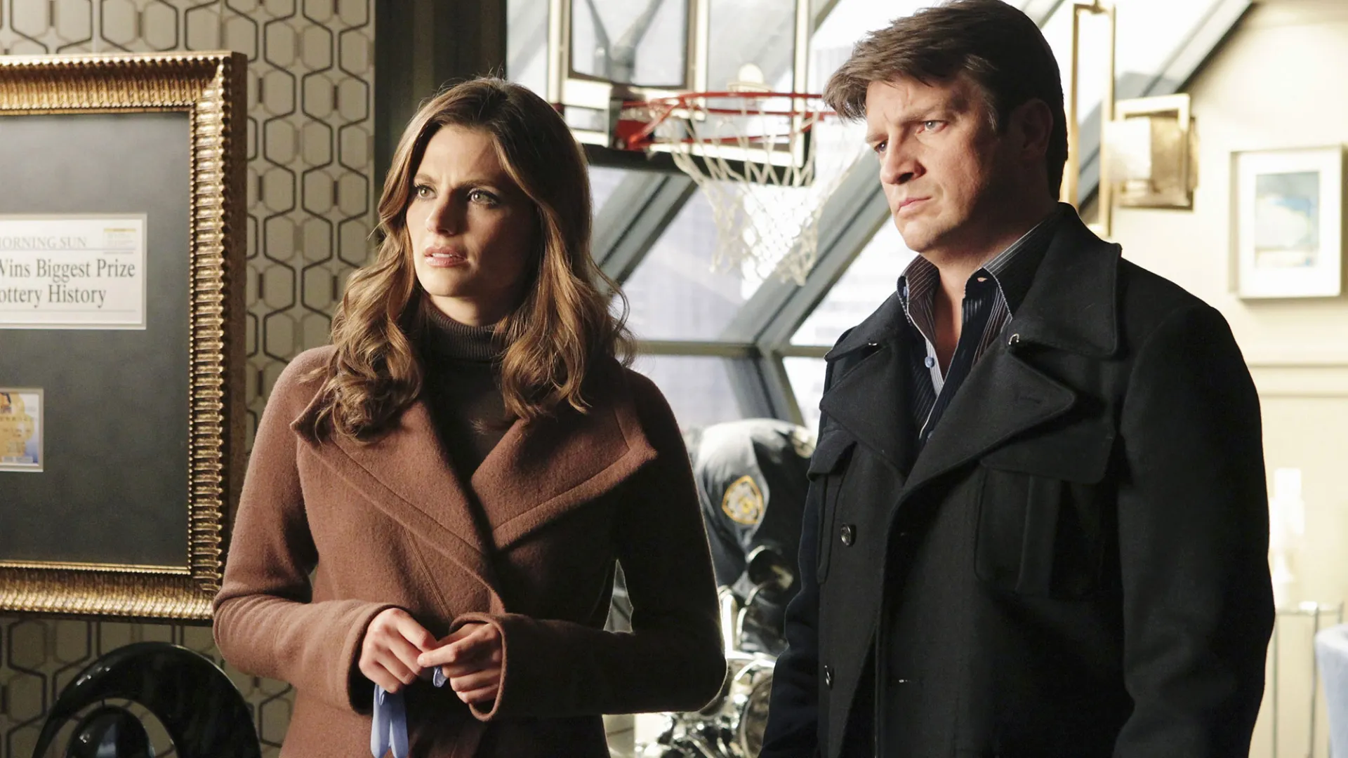 Stana Katic and Nathan Fillion star in &#039;Castle&#039;