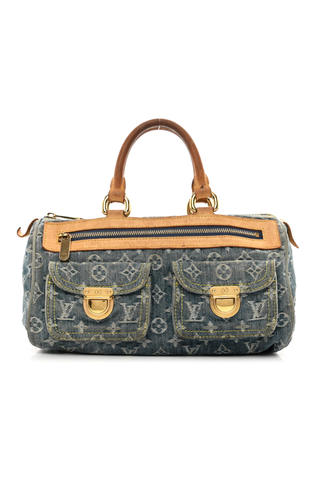 Louis Vuitton Monogram Denim Neo Speedy Blue