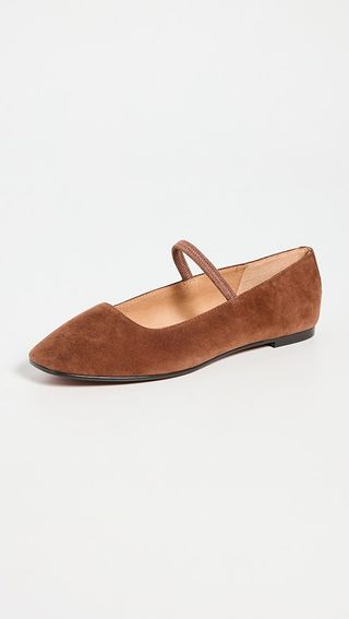 Madewell Greta Suede Ballet Flats