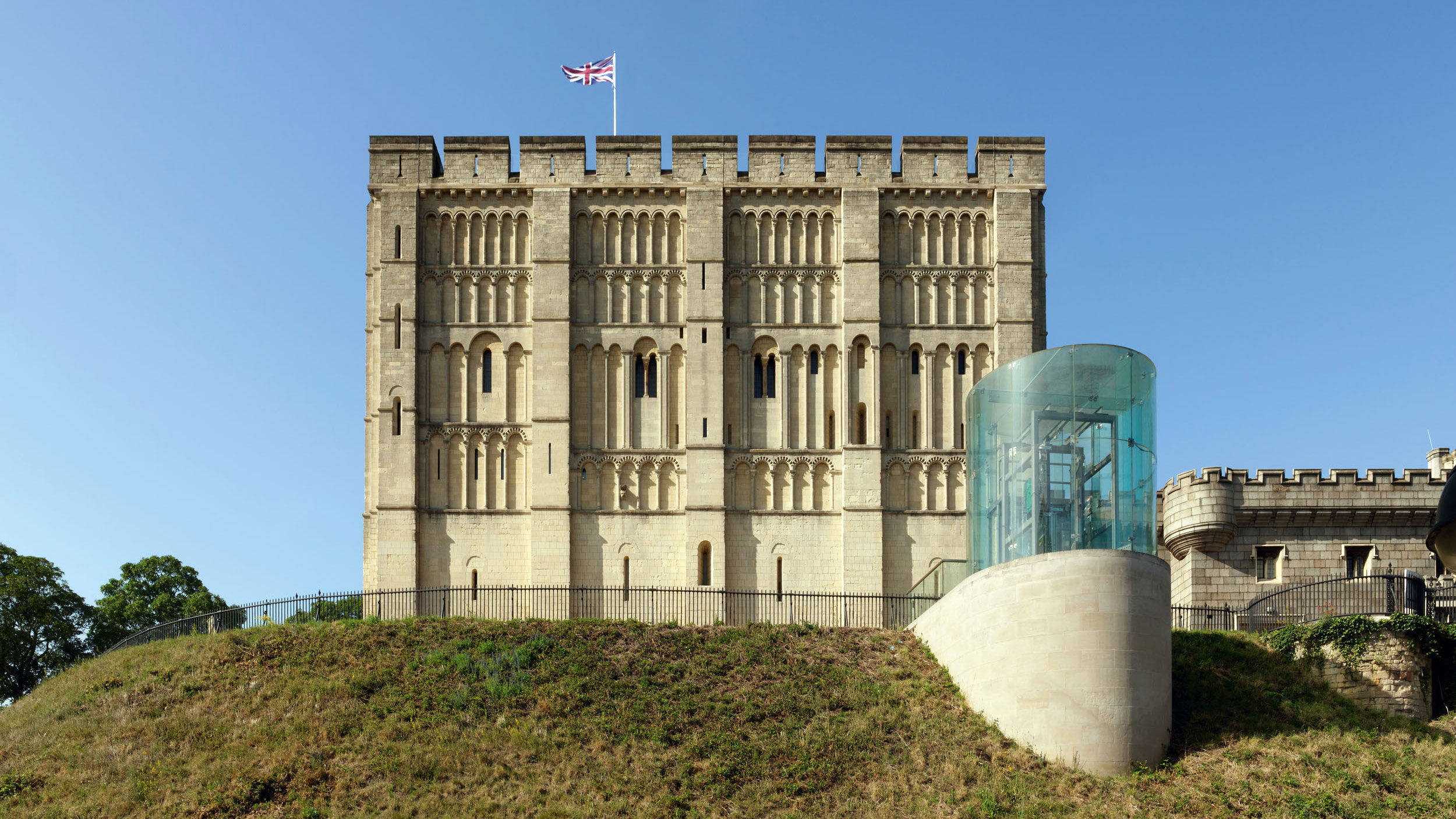 Norwich Castle as pictured in Country Life