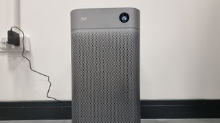 Jya Fjord air purifier being tested by Live Science contributor Anna Gora