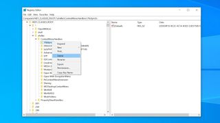 Windows context menu