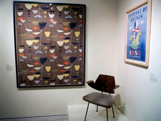 Calyx print, 1951, with Robin Day’s Festival Hall chair