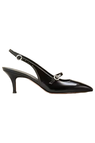 J.Crew Made-In-Italy Colette Buckled Slingback Heels in Croc-Embossed Leather (Was $248)