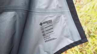 The lining of a waterproof jacket
