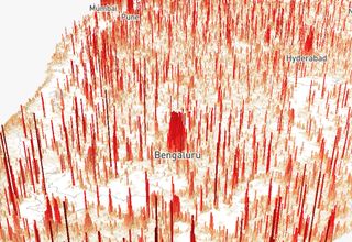 Population Mountains: Bengaluru