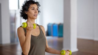 Woman exercising