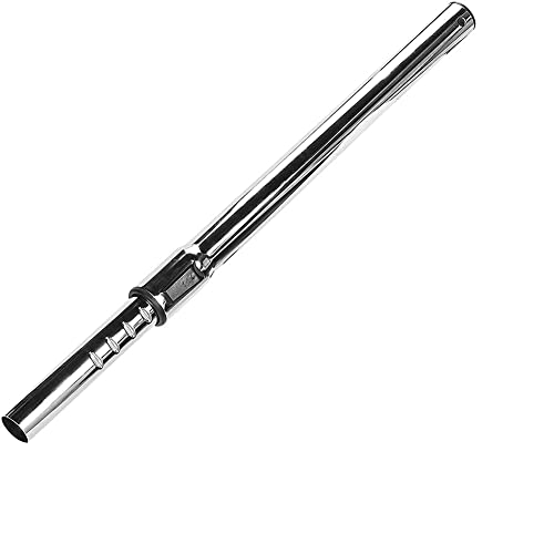 Huiaway 1 1/4 Inch 32mm Chrome Telescopic Hose Metal Vacuum Wands Hose Vacuum 1.25inch Extension Wand Extends to 31.9 Inch Long for Most Brand Vacuum
