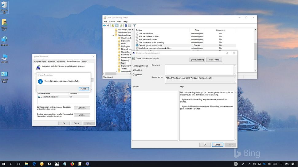 How to create automatic System Restore points daily on Windows 10 ...