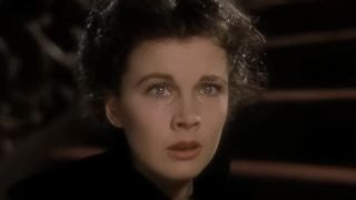 Vivien Leigh as Scarlet O'Hara upset in Gone with the Wind