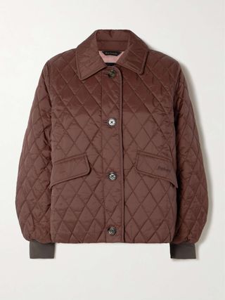 + Alexa Chung Jamie Quilted Shell Jacket