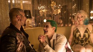 Jared Leto and Margot Robbie in Suicide Squad