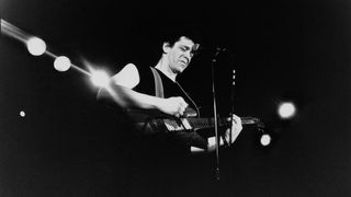 Lou Reed performing at the Paradise Theater (now the Paradise Rock Club) in Boston, Massachusetts, 8th March 1978