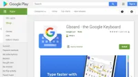 Website screenshot for Google Gboard