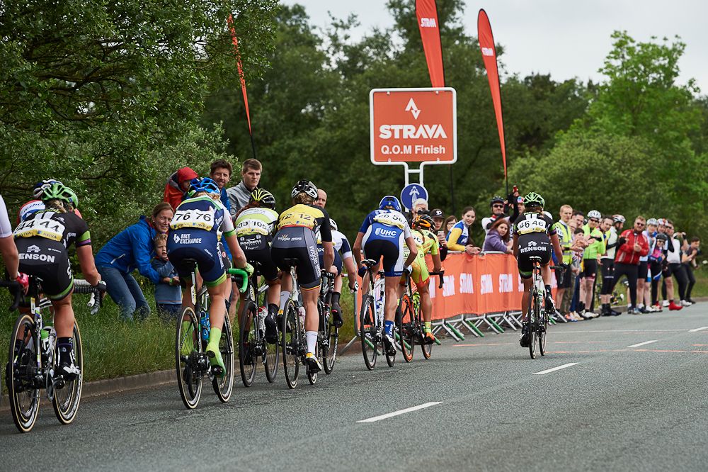 Strava QOM Finish
