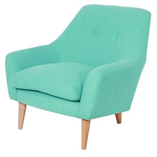 Oliver Bonas 1958 Armchair in fresh Jade upholstered in Sloane cotton fabric
