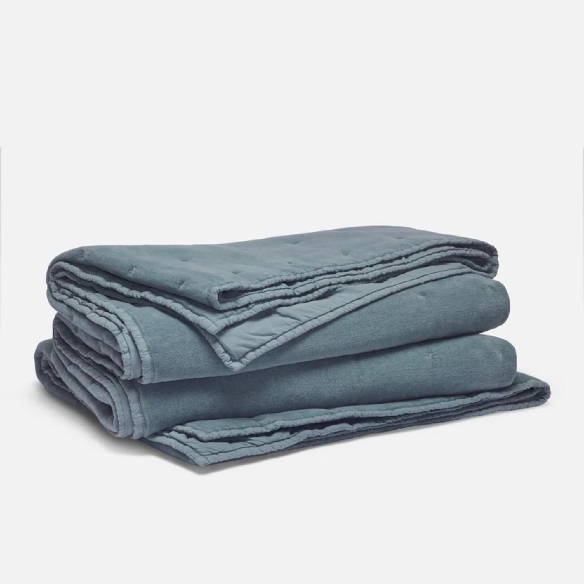 Brooklinen Washed Velvet Quilt