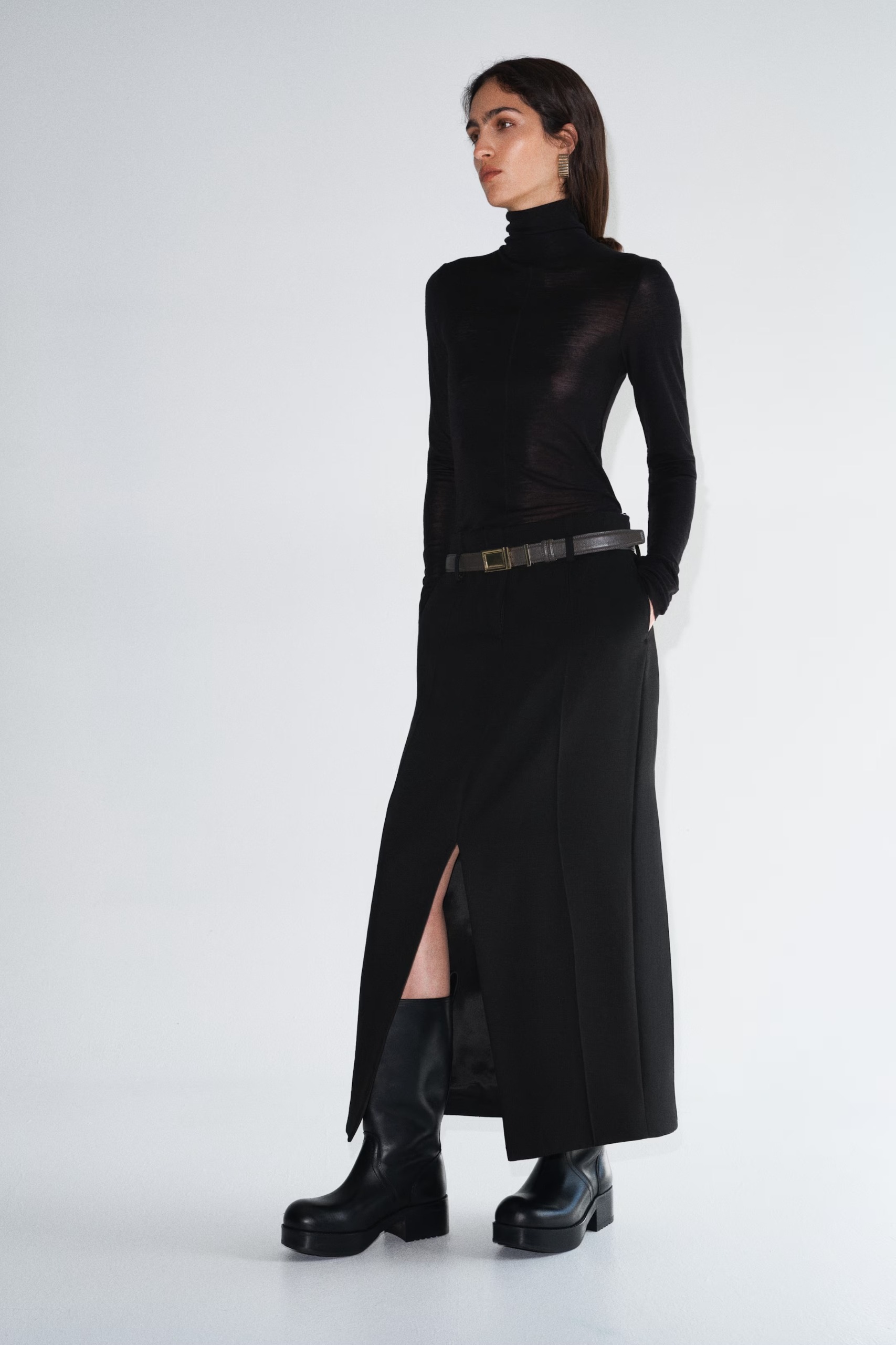 H&amp;amp;M, Wool Midi Skirt