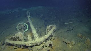 Shipwreck anchor