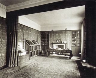 The drawing room at Kempscott House. Credit: William Morris Society / Hammersmith & Fulham Arhives and Local History Centre